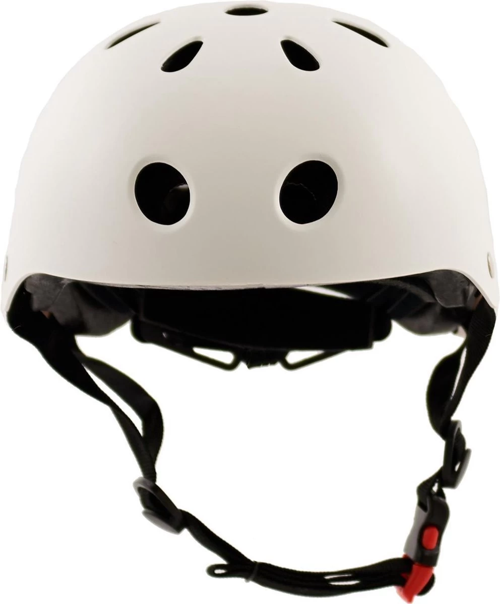 Sajan Fietshelm - Skatehelm - Helm Mat-Wit- Maat-S 7 Sajan Fietshelm - Skatehelm - Helm Mat-Wit- Maat-S - Afbeelding 5