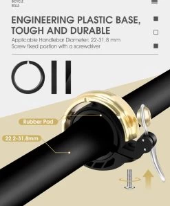 Fietsbel Goud Voor Racefiets Fiets Scooter En Motor - Mountainbike Accesoires En Wielrennen - Wielersport En Motorsport -Extreem Snel Rijden 993x1200 3