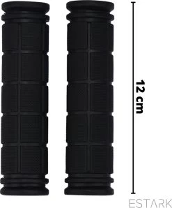 Merkloos ESTARK® - Fietshandvatten - Handvatten - Universeel - Fiets – Mountainbike – Professioneel - Grips - Extra Grip – Fietshandvaten -Handvaten - Handig Te Monteren - Anti-slip – Fietsen – Stuur – Bikegrips – Stevig - Rubber Zwart - (R-zwa) -Extreem Snel Rijden 994x1200 5