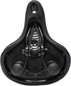 Voltano Fietszadel Met Gelpads - Zwart/Blauw - Uitsparing - Zadelvering - Unisex - Incl. Gratis Zadelstrop -Extreem Snel Rijden 996x1200 2