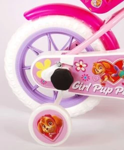 Volare Paw Patrol Kinderfiets - Meiden - 12 Inch - Roze - Doortrapper 24 Volare Paw Patrol Kinderfiets - Meiden - 12 Inch - Roze - Doortrapper -Extreem Snel Rijden 997x1200 1