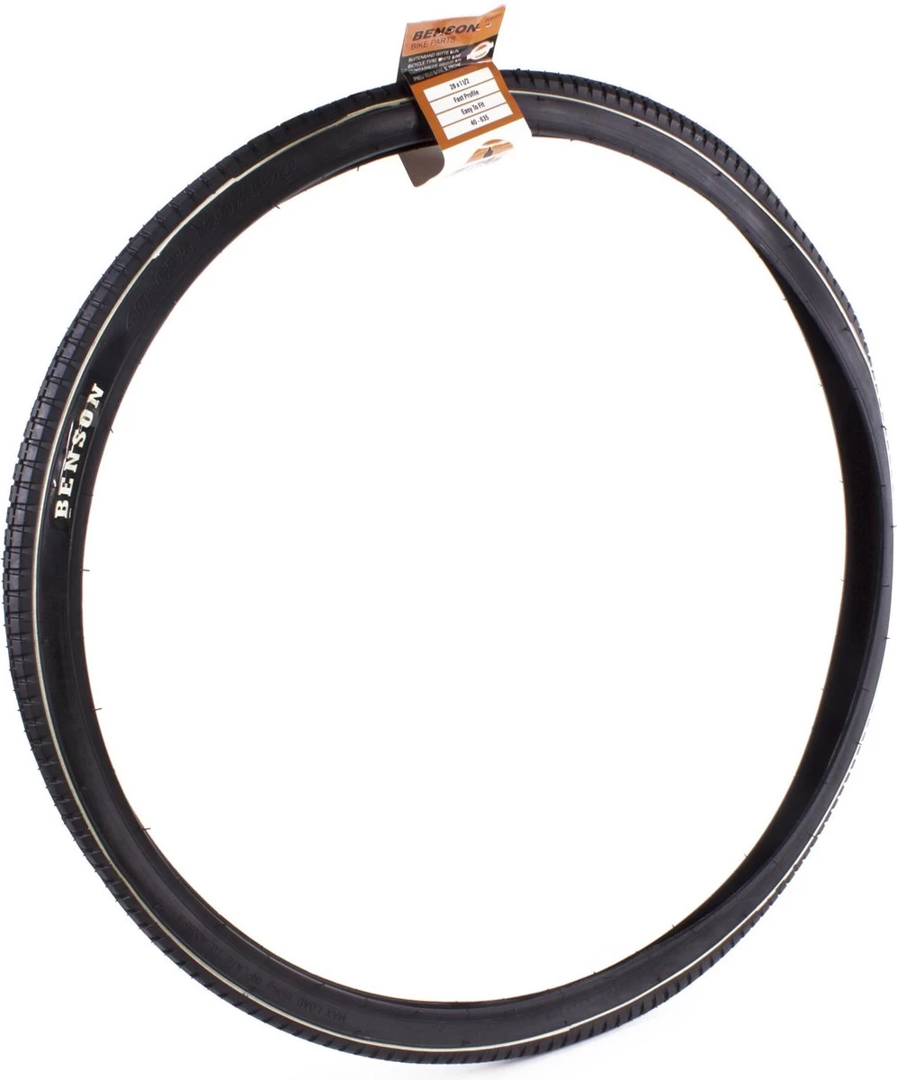 Benson Buitenband 28 Inch X 1 1/2 Met Witte Lijn 3 Benson Buitenband 28 Inch X 1 1/2 Met Witte Lijn