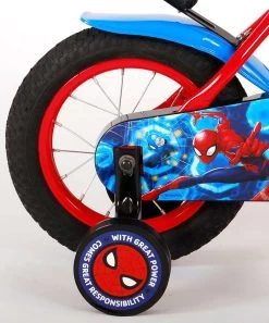 Volare Spider-Man Kinderfiets - Jongens - 12 Inch - Blauw/Rood -Extreem Snel Rijden 998x1200